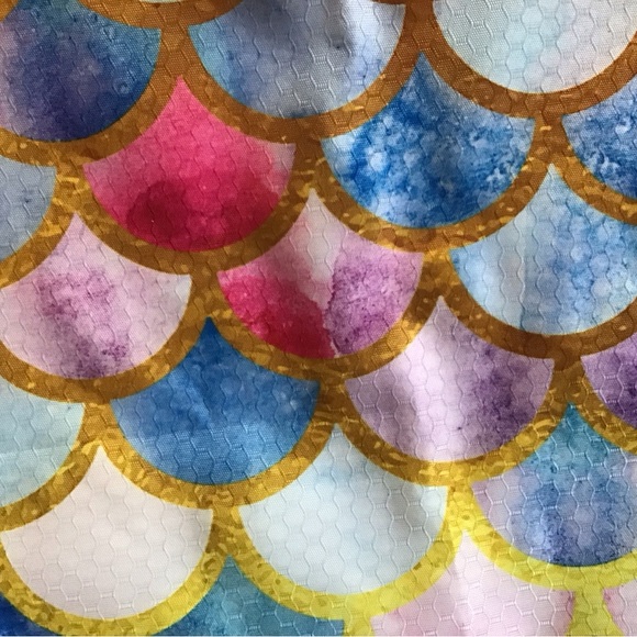 Mermaid scale drawstring backpack - Picture 5 of 6